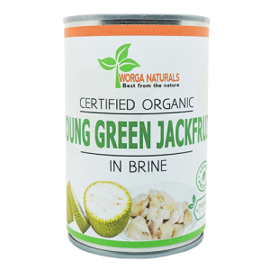 Organic Young Green Jackfruit Pieces in Brine